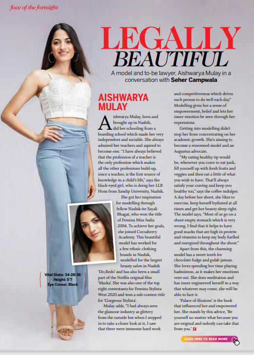 Legally Beautiful - Interview with Model &amp; Law Student Aishwarya Mulay