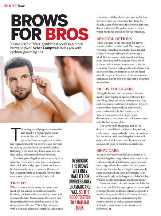 Brows for Bros - Grooming Guide for Men