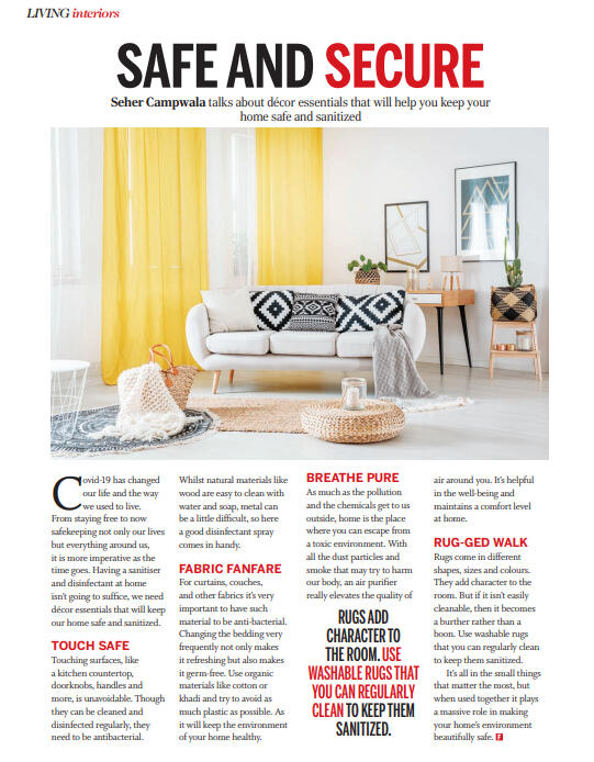 Safe and Secure - Home Décor Guide for Clean Living